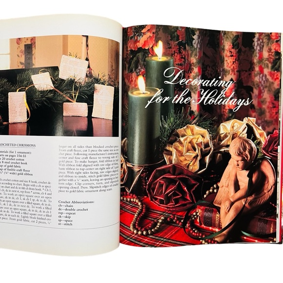 Christmas With Southern Living Hardcover Book Recipes Decor Crafts Vintage 1992 - Picture 6 of 9